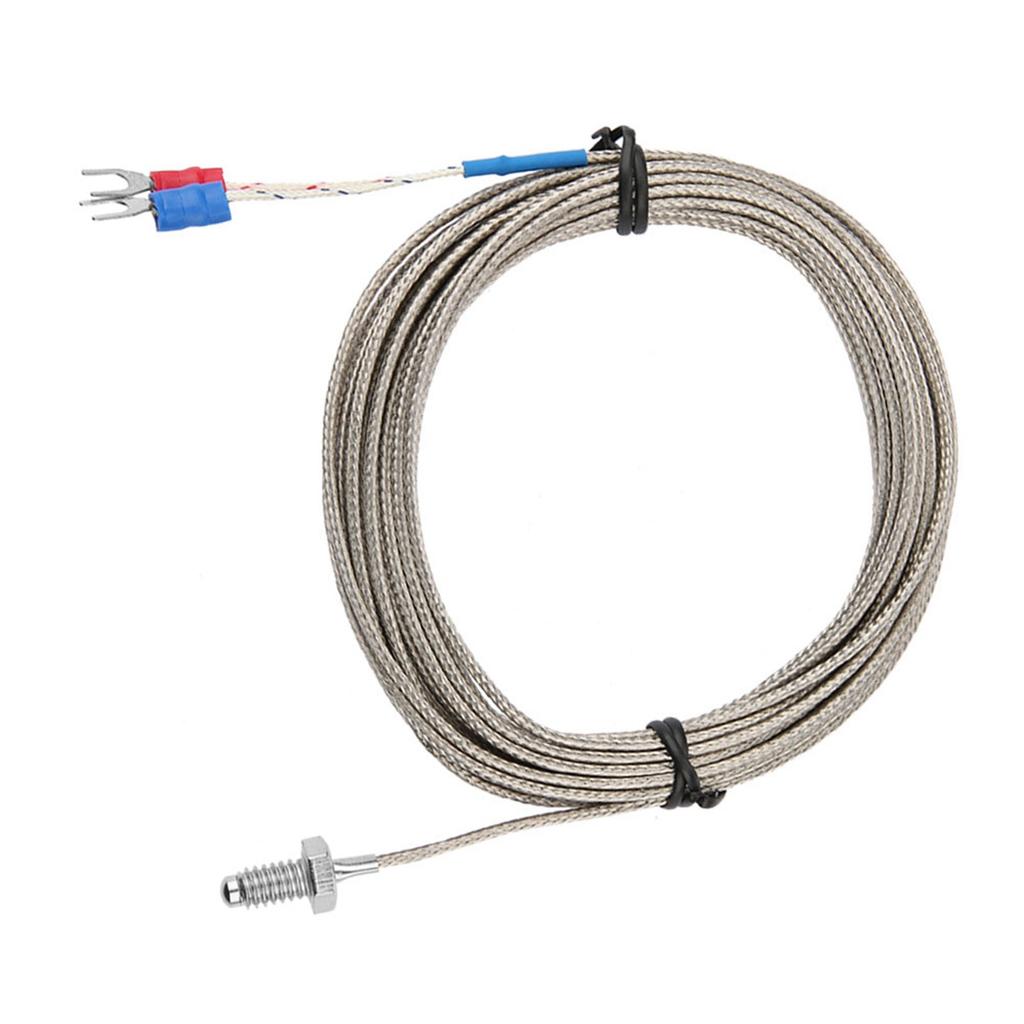Thermocouple K Type Cable M6 Screw Probe Temperature Sensor High Measurement Accuracy Easy To Use Cooperative Use for Industry