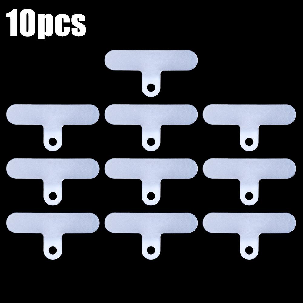 Clear Mobile Phone Lanyard Gasket Patch Soft Sling Rope Card Removable Clip Snap Strap Hang Cord Tab Universal Anti-lost Fixed