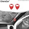 Interieur A-Säulen Lautsprecher Zierring Blende für Ford F150 2009-14 Rot Zubehör