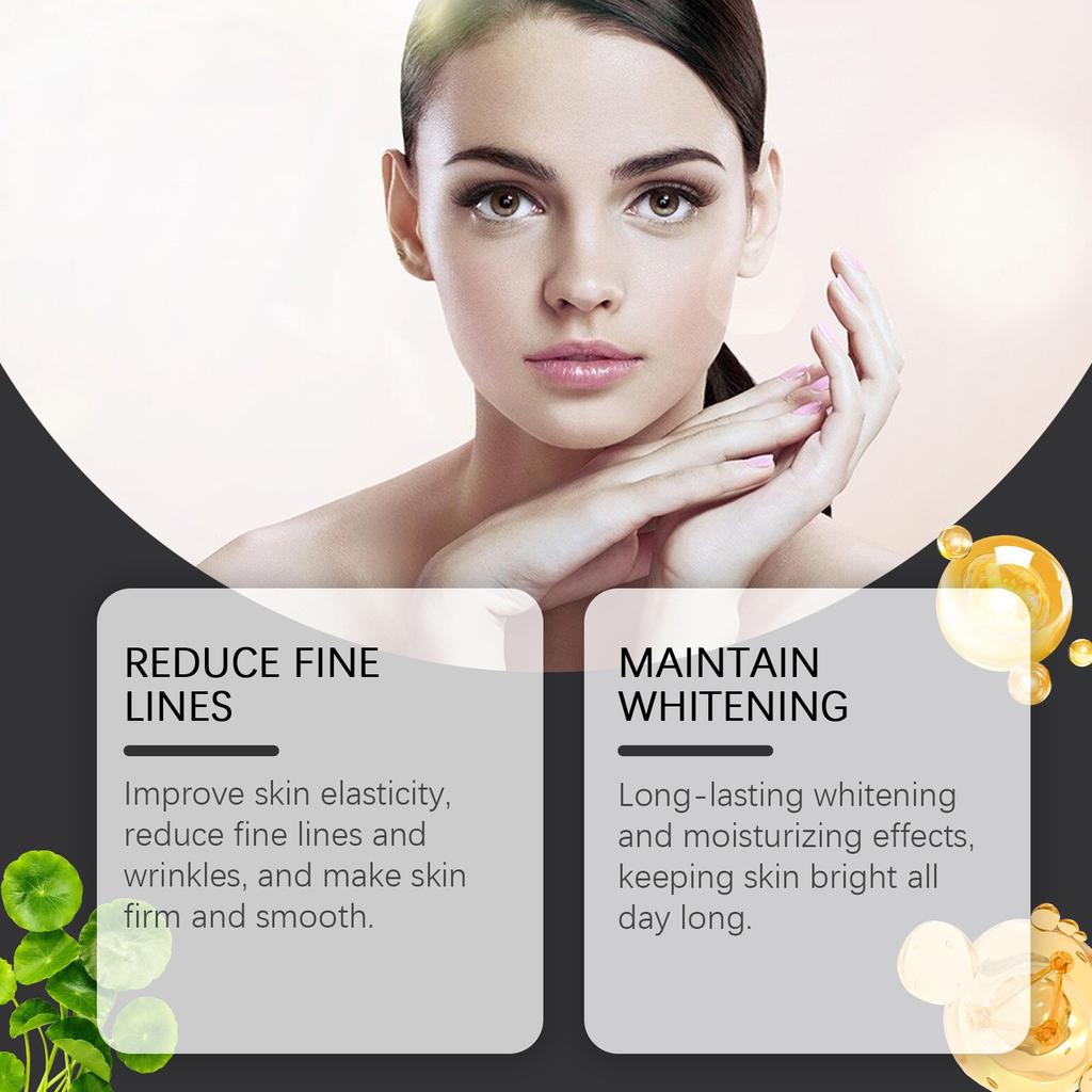 Centella Asiatica Brightening, Facial Whitening And Moisturizing Care, Rejuvenates Skin, Reduces Redness, Swelling And Skin Irritation, 30ML