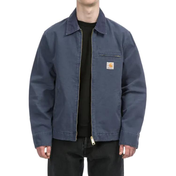 Carhartt WIP Logo Zip Límec Dlouhý Rukáv Bunda Pánské bundy I034819-2RE-4O