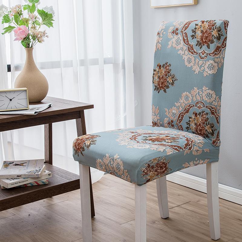 

Высокоэластичный бытовой чехол на стул Цельный чехол на стул для обеденного стола Ткань чехла на стул Четыре сезона Universal