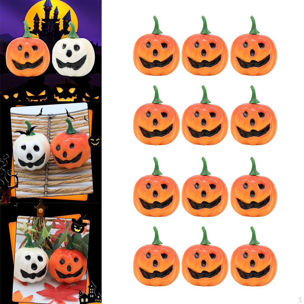 12 Pieces Pumpkins Fall Harvest Decor Prop for Party Ornament