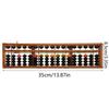 W89C 17 Digits Wooden Soroban Standard Abacus Chinese Calculator Counting Math Learni