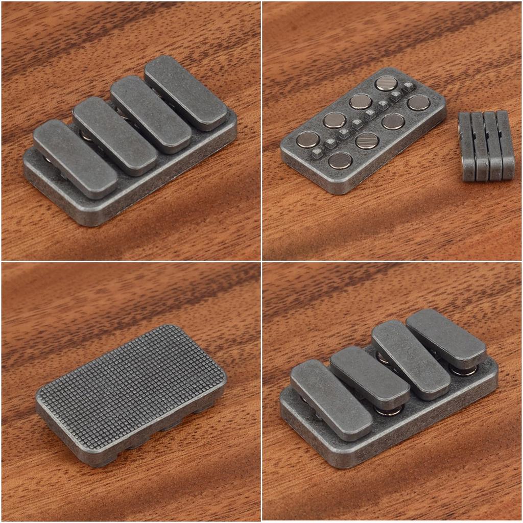 Lunari Fidget Toy, Fidget Slider, Tastaturklicker, Handspiel, Klavier, Taste drücken, Stressabbau