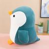 1 Piece 25/35/45Cm Cartoon Colorful  Penguin Plush Doll Pillow Blue Black Pink Animal Toy Home Decoration Gift For Boys Girls