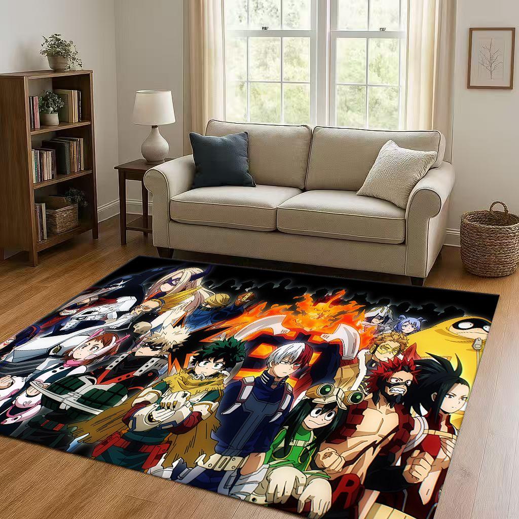 Anime My Hero Academia Bakugou Deku Kreskówka Salon Antypoślizgowy Dywanik Dywan do Sypialni Pokoju Zabaw Sofa, Dekoracja Domu Wycieraczka