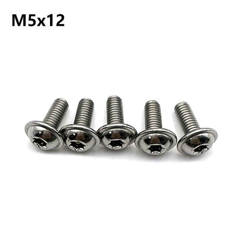 For BMW R1200GS R1200RT R1100GS S1000RR F650GS K1600GT F800GS R1100RS/RT R1150RT HP2 Motorcycle Shell Stainless Steel Screws