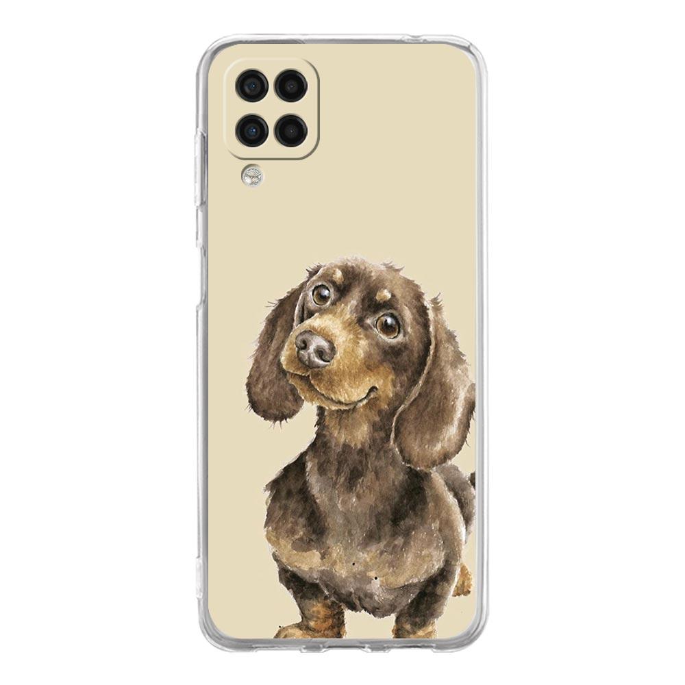Phone Case For Samsung A13 A33 A35 A55 A73 A53 A23 A51 A71 A21S A12 A31 A41 A05s A03S A15 A25 A32 5G Cover Dachshund Sausage Dog