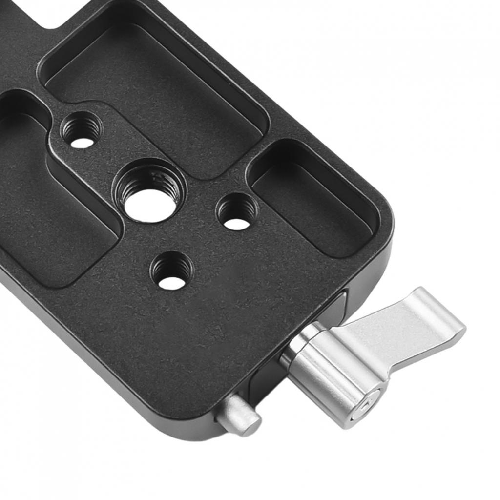 Rail Clamp Mounting Plate Cold Shoe 1/4 3/8l Adapter for DJI R-S 2 R-SC 2 R-S 3