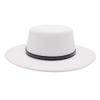 French Celebrity Top Hat Romantic Sunscreen Sun Hat Beaded Felt Hat Elegant Jazz Hat Xiaoxiangfeng Woolen Hat