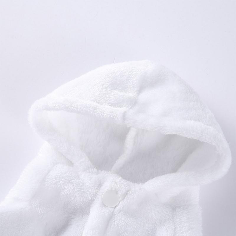 Puppy Dog Nightgown Breathable Puppy Bathrobes Comfortable Wear Solid Color Warm Pet Apparel Soft and Stretchy