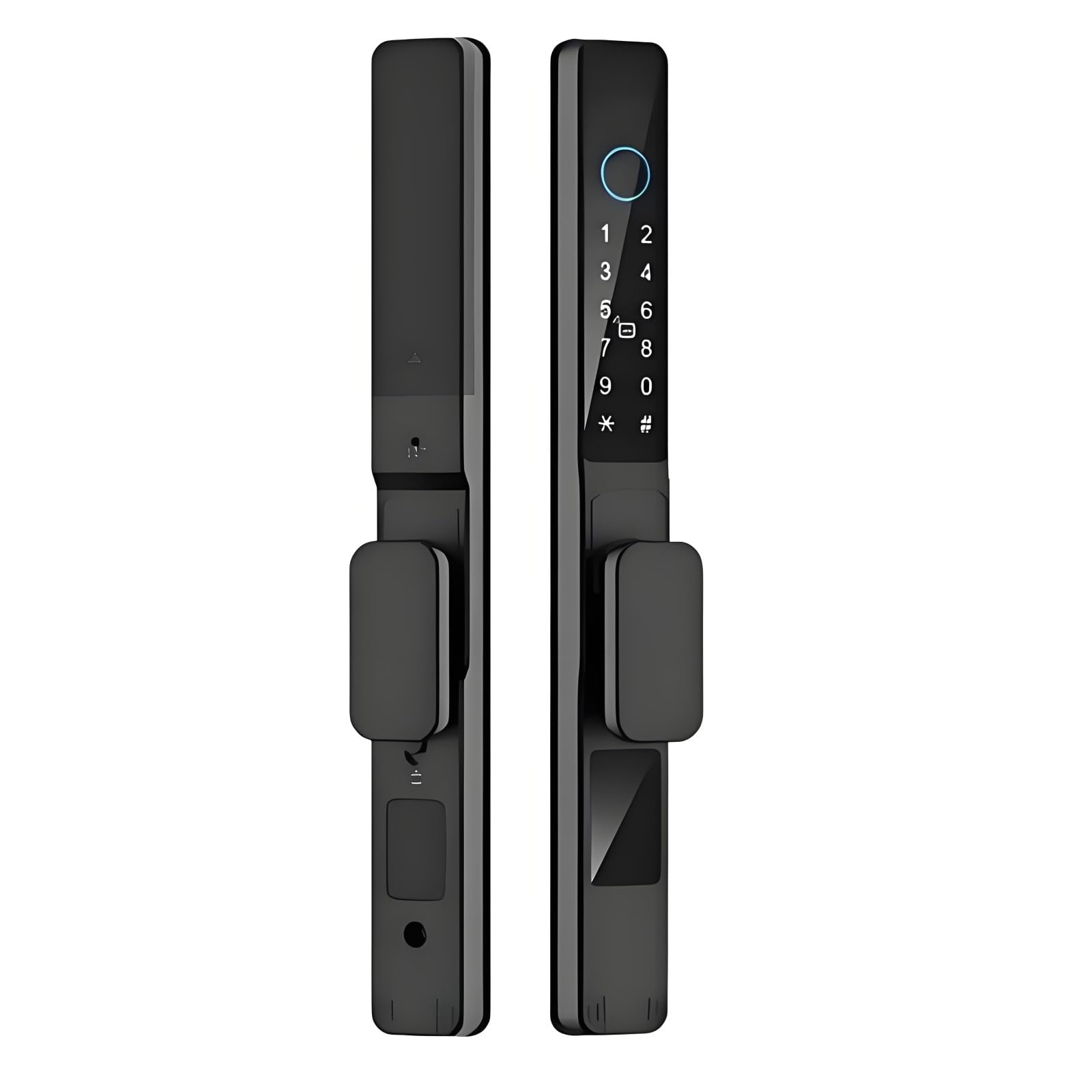 Intelligent control aluminum alloy sliding door