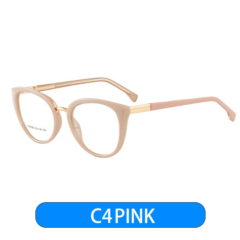 Elegant Women'S Reading Glasses Ultralight Fashion Pink Eyeglasses Cat Eye Anti-Blue Light Eyewear For Female  Lectura