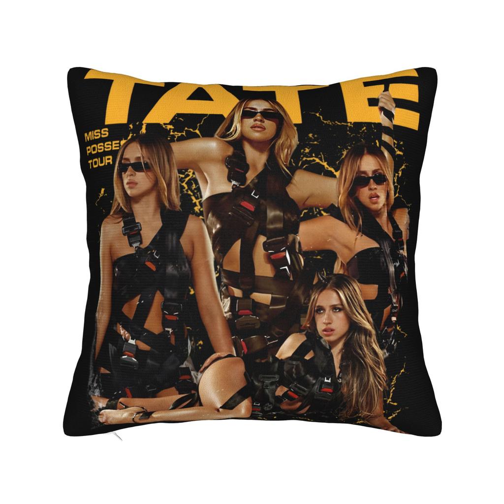 Decorative Pillow Cover Tate McRae Think Later Tour Accessories Chair  Throw Pillow Case Cover Square Multi-Size