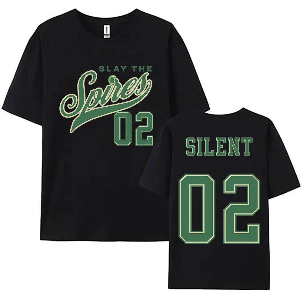 

Slay The Spire 2 Silent Character Tee Summer Short Sleeve T-shirt Unisex Clothing Game Graphic Merch Top XXL чорний