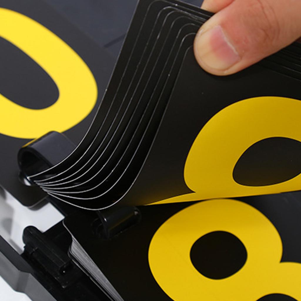 Tabletop Scoring Board Portable Tabletop Scoreboard Flipper MultiSports Score Flip Scoreboard Easy Flip Score Keeper