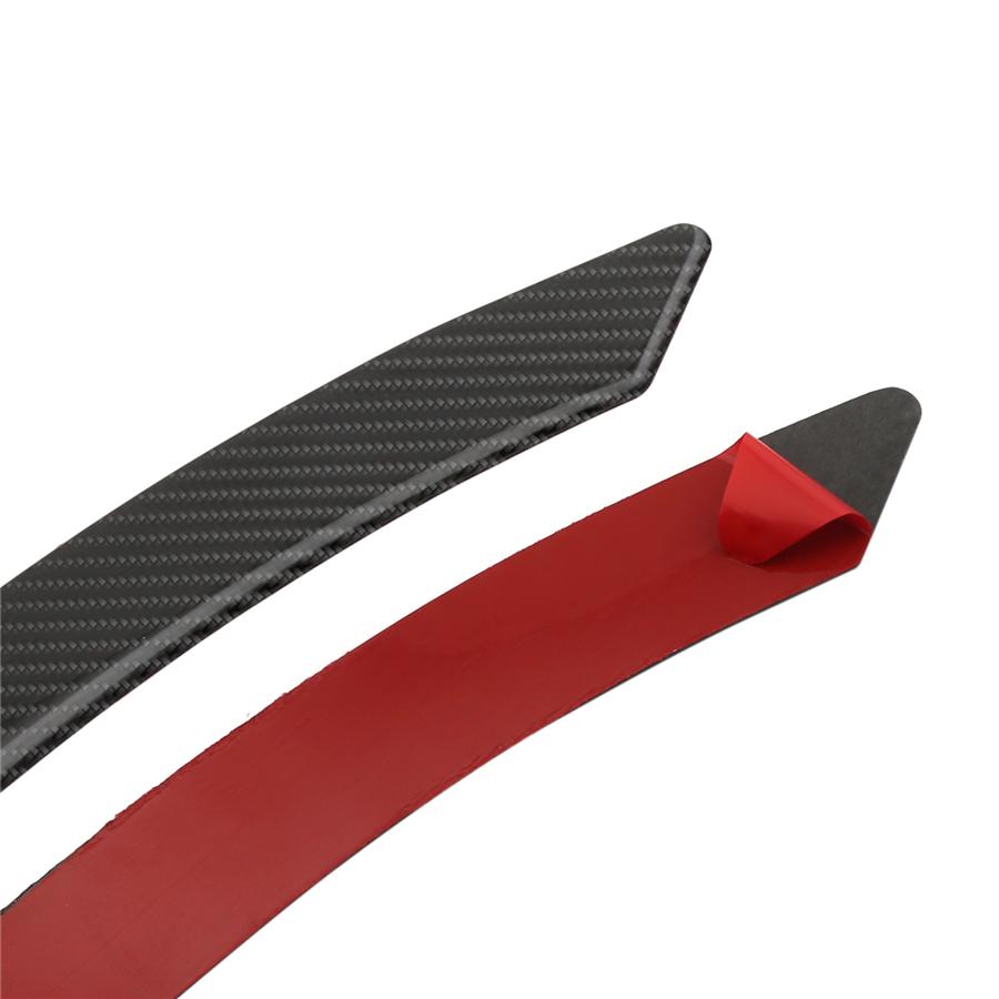 2Pcs Real Carbon Fiber Car Fender Flares & Protector Styling