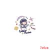 Letter Patch Cartoon Thermo Patches On Clothes Stripe Child Thermal Applique For T-Shirt Sticker Iron On Transfer For Clothing