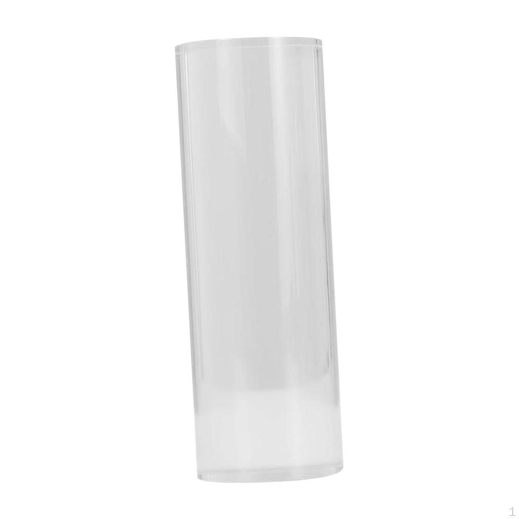 Acrylic Cylinder Display Stand, Clear Block Photography Base Holder, Closet Organizer, Rings