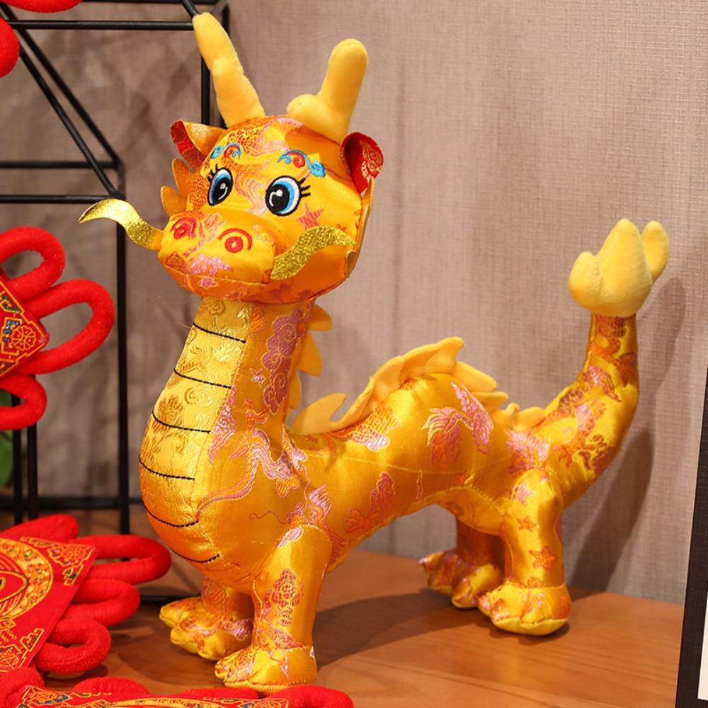 Animal Zodiac Drago Plush Toys Zodiac Dragon Dragon Year Mascot Doll  New Year