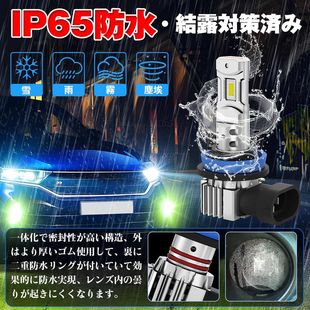 A Brightness Perrace H8 LED Fog Light H11 LED Fog Light Lime Super Vehicle Inspection Bright Lime Set of 2 Revolution! Bulbs, Bulbs, Yellow, Bright,