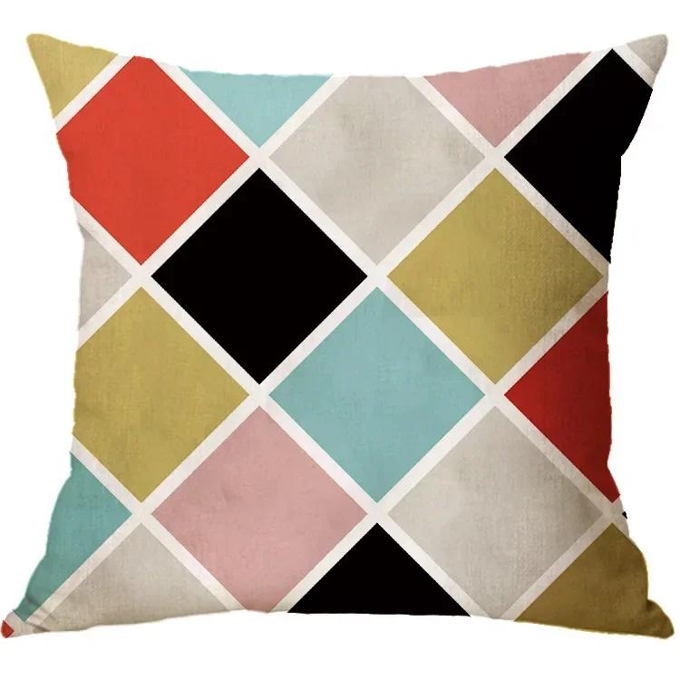45x45cm Nordic Geometric Cushion Cover for Sofa Office Home Decor Throw Pillow Cover Outdoor Camping Car Pillow Case Home Decor