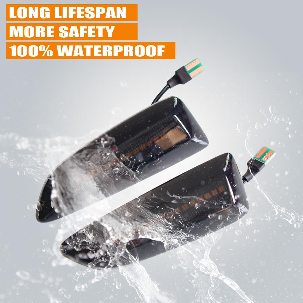 Für Opel Vauxhall Astra JK Crossland X Grandland Insignia B Zafira C LED Dynamische Blinker Licht Seite Marker Lampe blinker