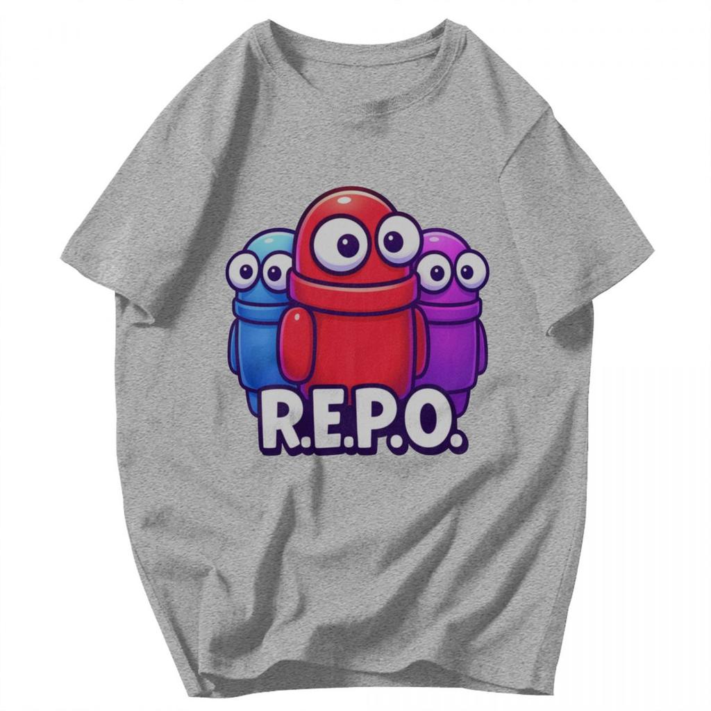 Men T Shirt REPO Game Funny Gifts Cotton Y2K Graphic Crewneck Unisex Tops T Shirts