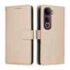 For Vivo Y400 Pro 5G/vivo V40e 5G Case RFID Blocking 3 Card Slots PU Leather Phone Cover with Wrist Strap