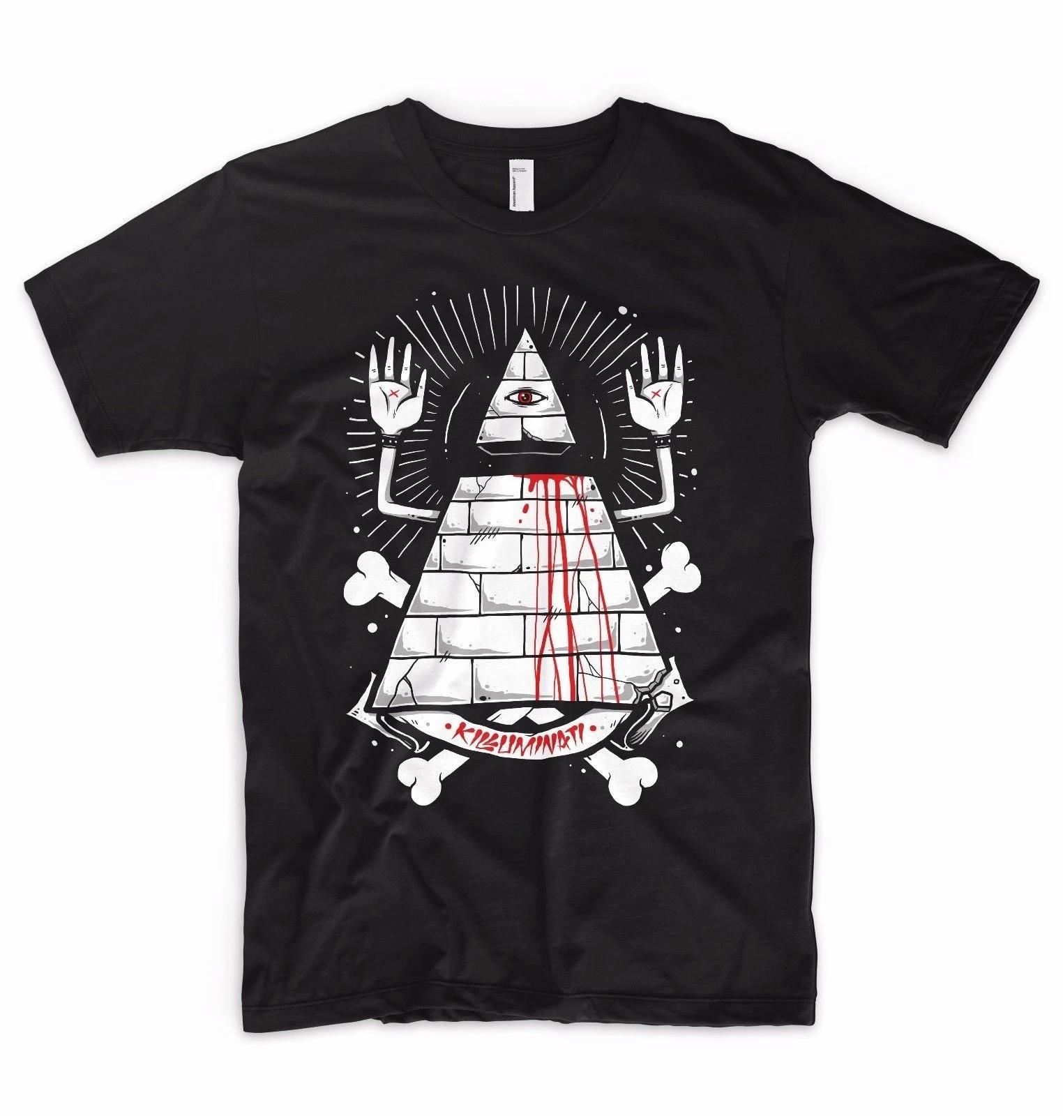 

Pyramid Eye 2Pac Masons Killuminati Illuminati Conspiracy Theory T-Shirt. Summer Cotton Short Sleeve O-Neck Mens T Shirt New 5XL різнокольоровий
