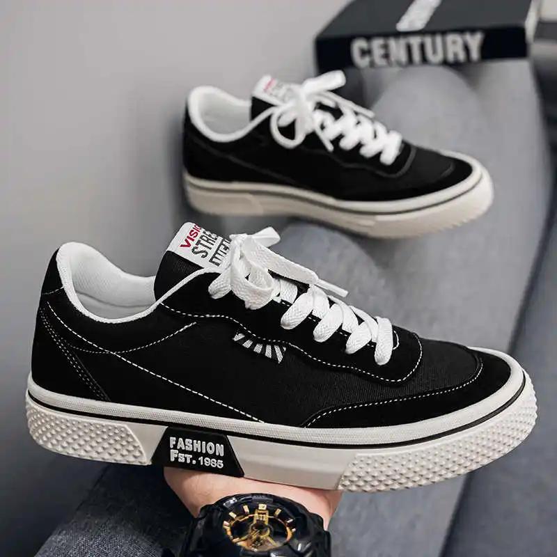Fashion Lightweight Non Slip Gray Shoes For Men Party Dress White Dress Man Shoes Sneakers Sport Retro Loafers Shoses Botasky