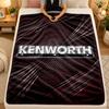 Flannel BlanketKenworth Warm Soft Throw Blanket for Indoor Sofa Bed Living Room Use