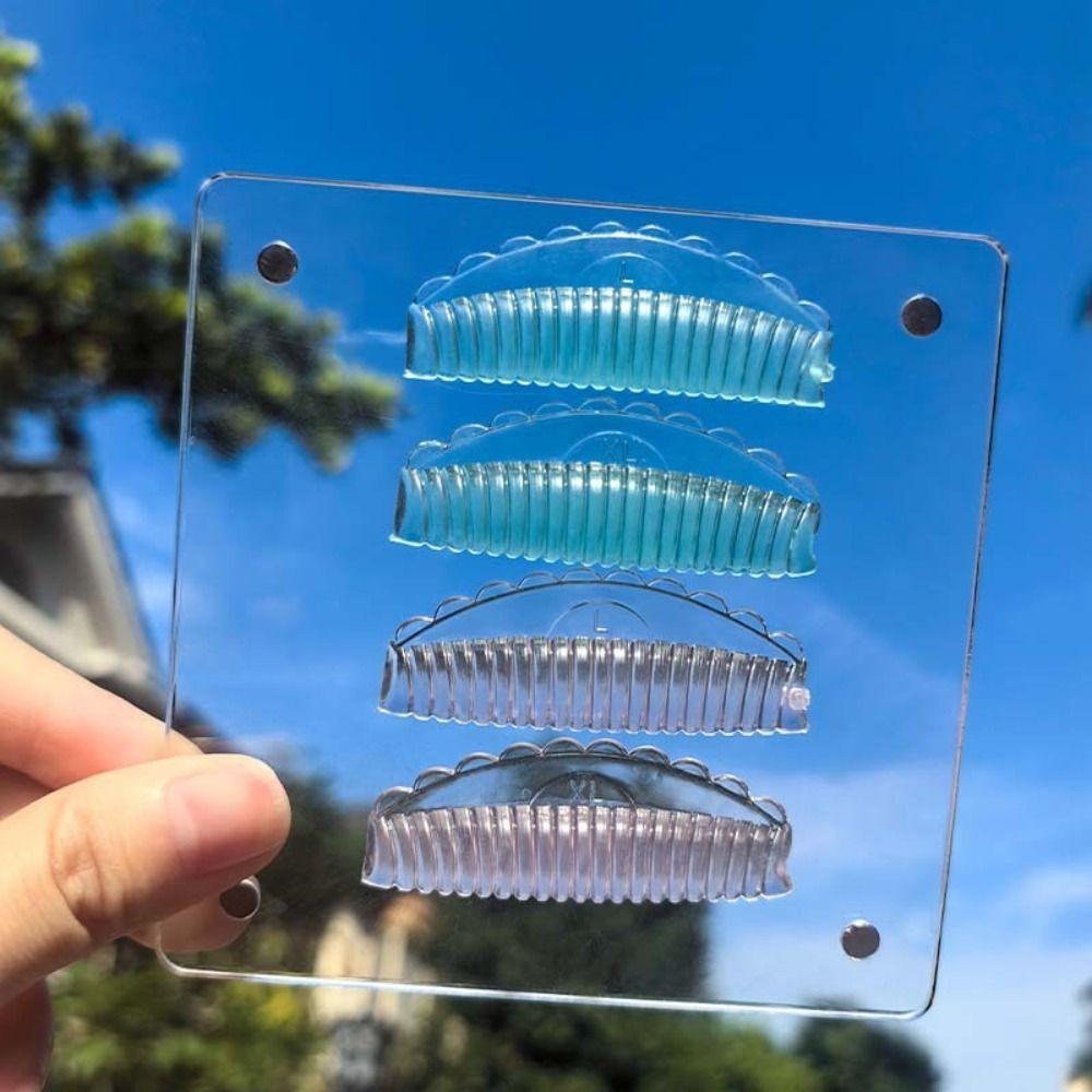 4 Pairs Silicone Eyelash Perming Lamination Pad Lash Lifting Rods Kit  Women/Girls