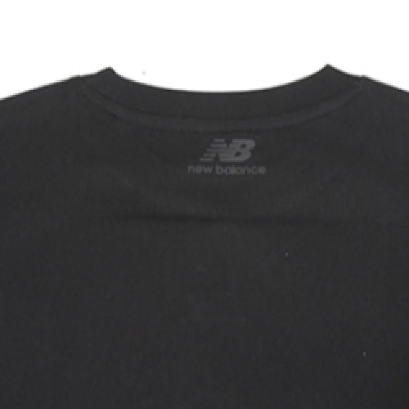 New Balance ESSential Center Logo Men S woMen S Short Sleeve Tee Black Nbnee21033 19