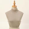 Vintage Solid Color False Collar Detachable Design Loose Hem Detachable Collars Mock Top Style Neck Cover for Women
