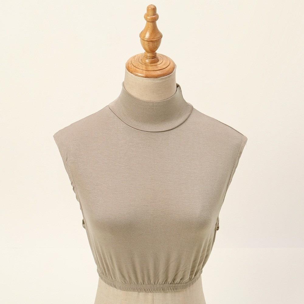 

Mock Top Style Detachable Collars Detachable Design Neck Cover Trendy False Collar for Women хакі