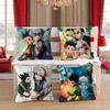 Anime Hunter x Hunter Kissen, Geschenk, Heim- und Bürodekoration, Kissenbezug für Schlafzimmer, Sofa und Auto