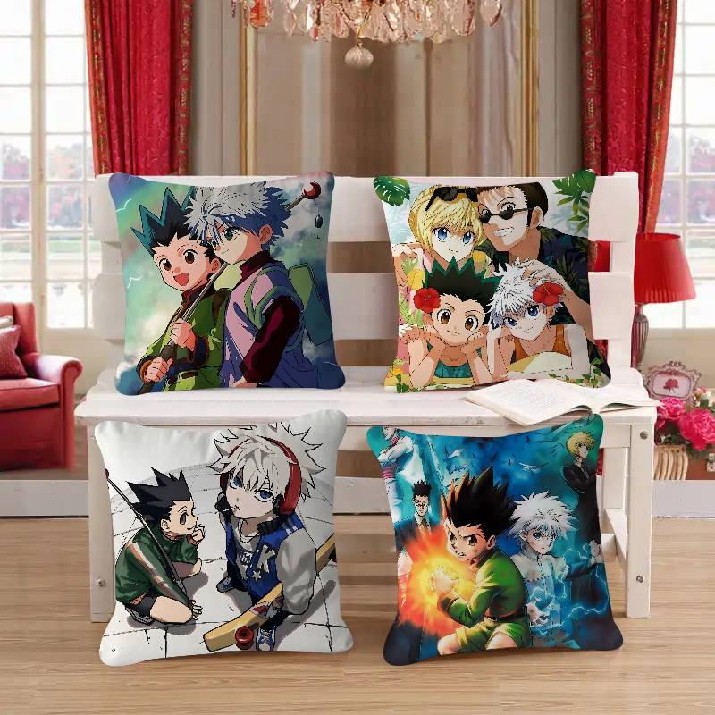 Anime HUNTER X HUNTER Pillow Gift Home Office Decoration Pillow Bedroom Sofa Car Cushion CoverPillow Case
