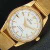RARE ROAMER MECHANICAL SWISS MENS WHITE COLOR DIAL WATCH REFURBISHED A444887-1