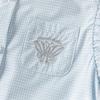 DAVE & BELLA Girls' Embroidered Short Sleeve Shirt
