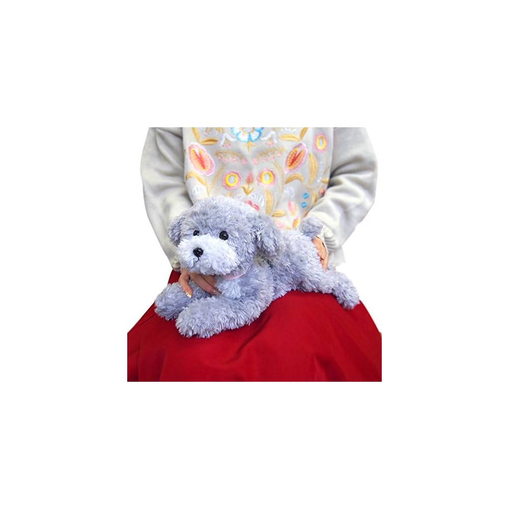 Hizawanko Toy Poodle Gray Plush Toy Small 20cm
