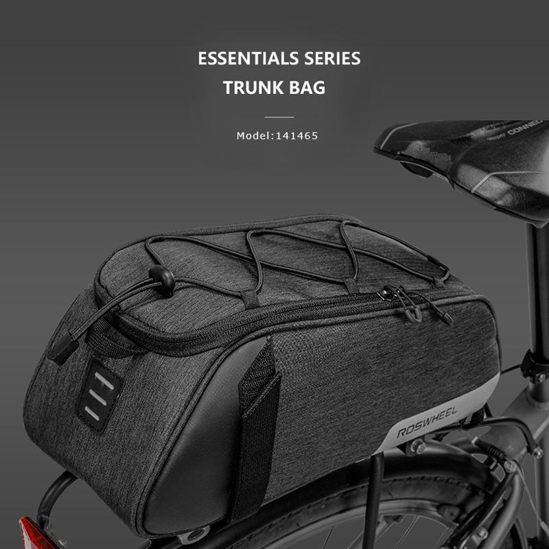 ROSWHEEL 141465 Multifunctional 7L Bike Trunk Bag Waterproof Tail Seat Rack Bag