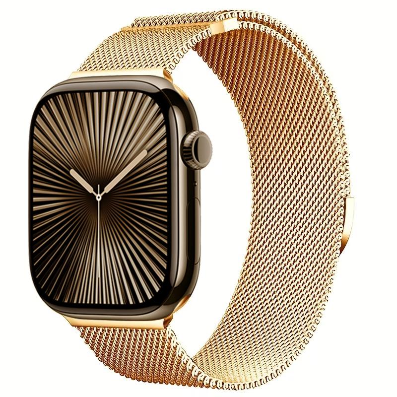 Metal Milanese Strap for Apple Watch Band Ultra 4/3/2 49mm/12 42-46mm Magnetic Bracelet iWatch 11 10 9 8 7 6 5 SE 45/44/42/41mm 3