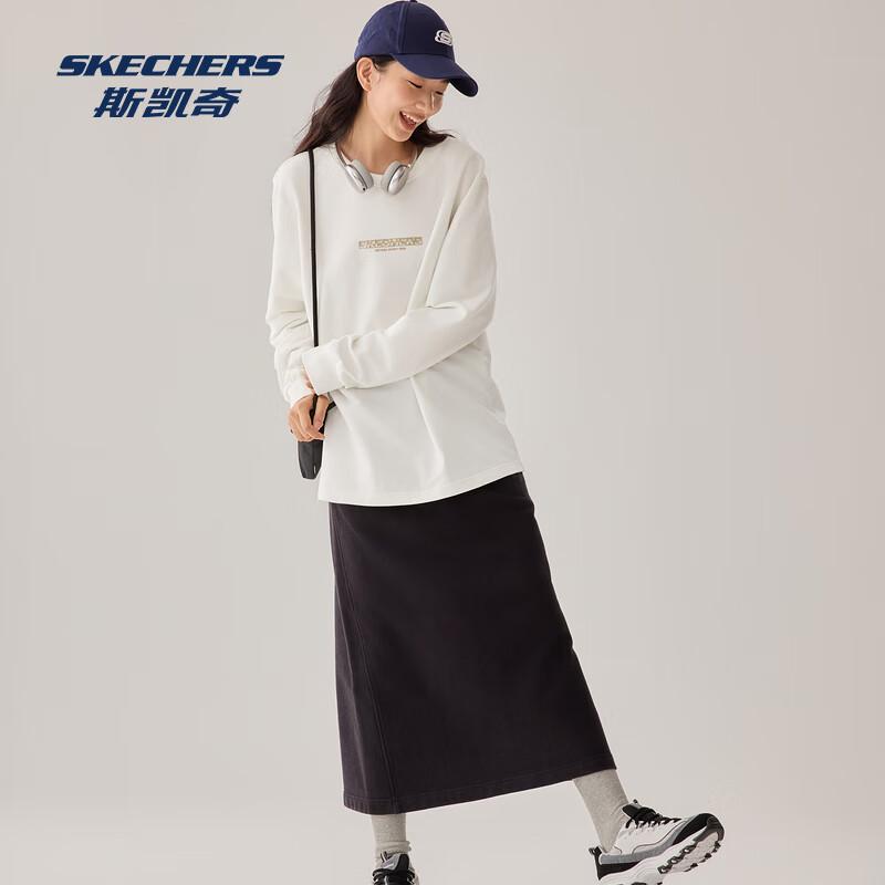 Skechers L325U096 Knitted Long-Sleeve T-Shirt L