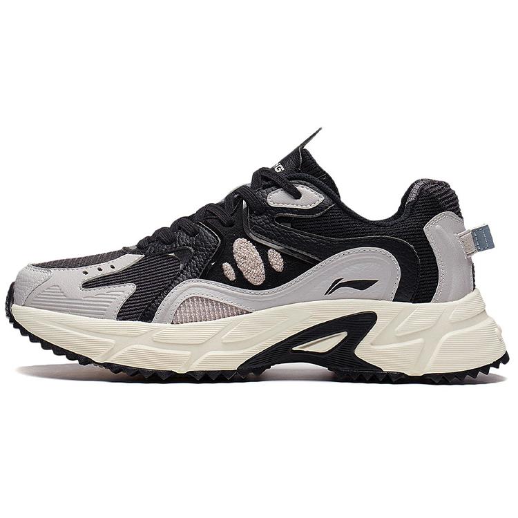 

New LiNing Anti-Slip Wear-Resistant Breathable Lightweight Low-Top Sports Casual Shoes Men s Black Gray Color ARLS021-5 43