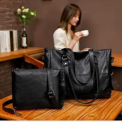 New Summer Large Capacity Korean Version of Easy To Wear Mother Child Bag Shoulder Bag Women's Atmospheric Simple Handbag