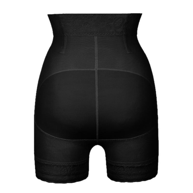 European & American High-Waisted Tummy Control Lace Pants with Zipper & Hook – Butt-Lifting & Hip-Shaping Shapewear.