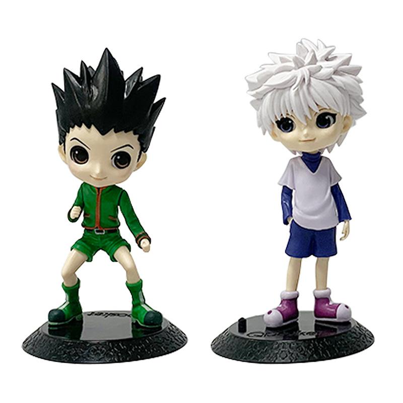 13cm Anime Figures Hunter X Hunter Killua Qposket Collector Pvc Toys Action Figure Cartoon Doll Desktop Decoration Model Gift