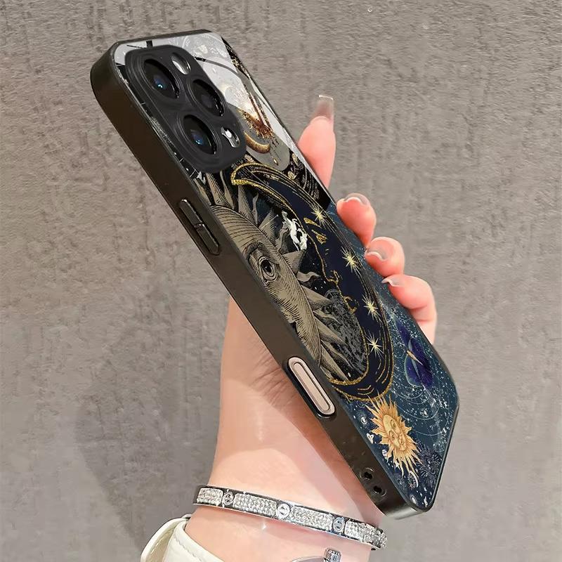 Creative Sun Person Pattern Phone Case for Xiaomi Redmi Note 14 13 12 11 Pro Plus 4G 5G 10 9 9S 8 Pro Redmi 15 14C 13C 10C Cover